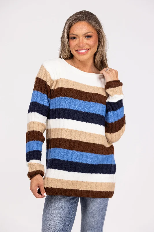 Every Piece Women's Multi Color Sweater Dapper Women's Bow - adorned