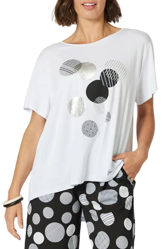 ECLIPSE TEE - 45853C Artistic Women's Hand - painted