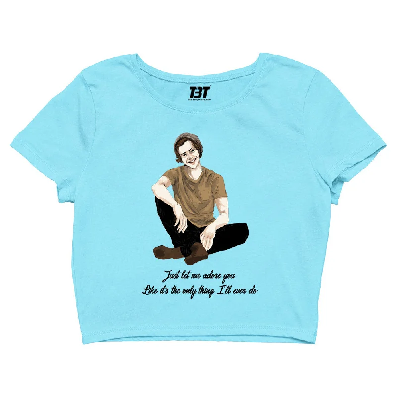 Harry Styles Crop Top - Adore You Laid - back Women's Style