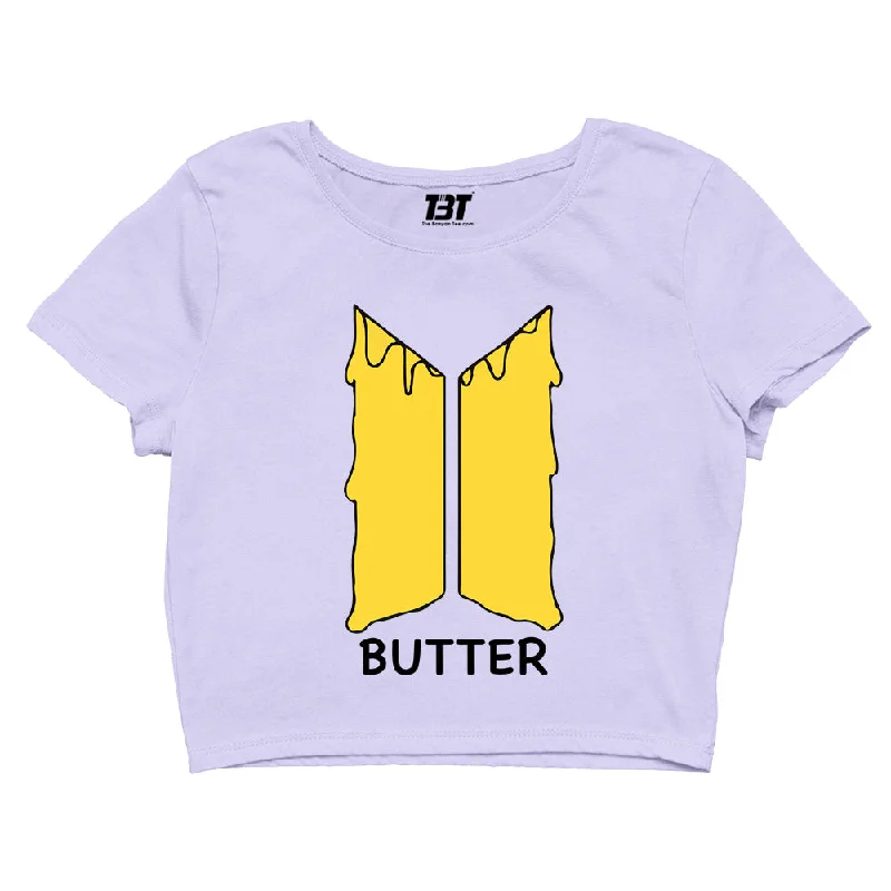 BTS Crop Top - Butter Edgy Women's Punk