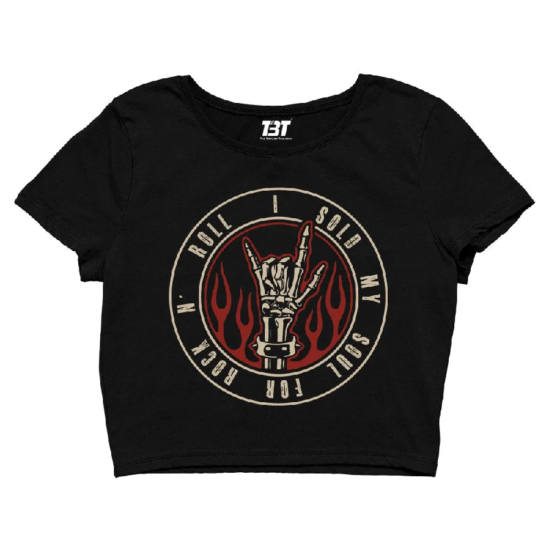 Black Sabbath Crop Top - Sold My Soul For Rock N' Roll performance
