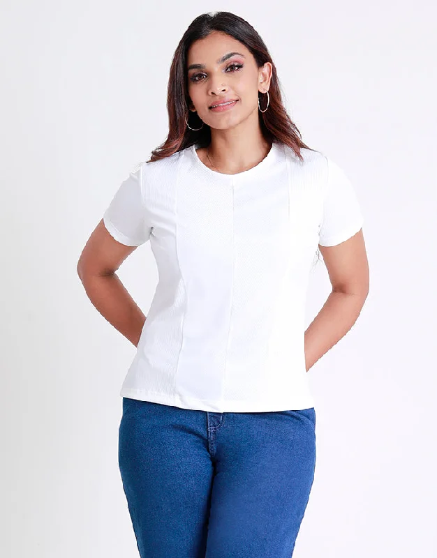 Round Neck T-Shirt with Short Sleeves garde
