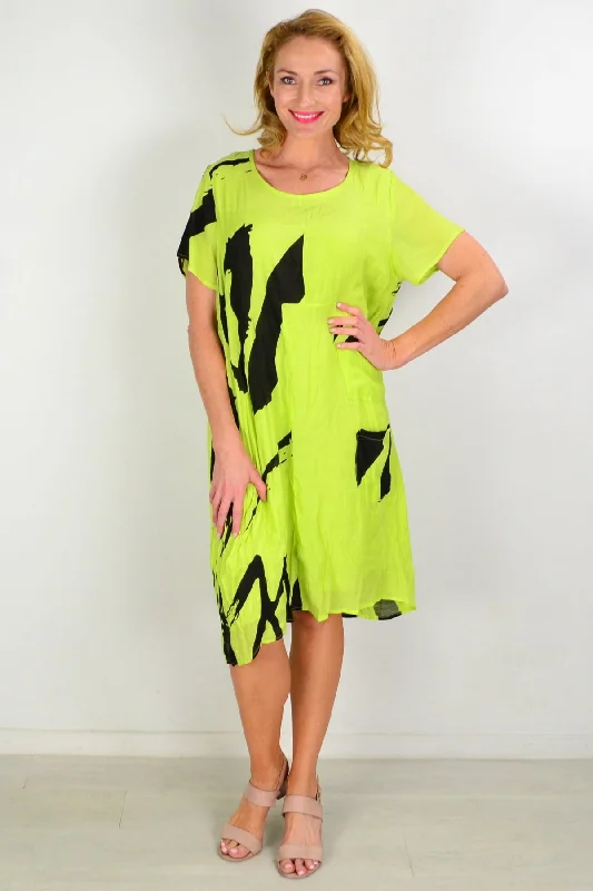 Noosa Lime Tunic Dress Youthful Women's Pop