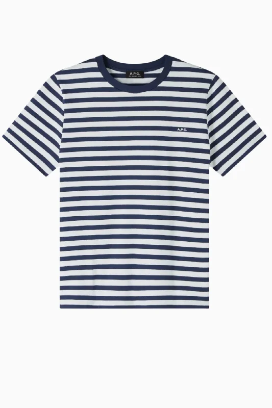 A.P.C. Brodé T-Shirt - Dark Navy Youthful Women's Pop