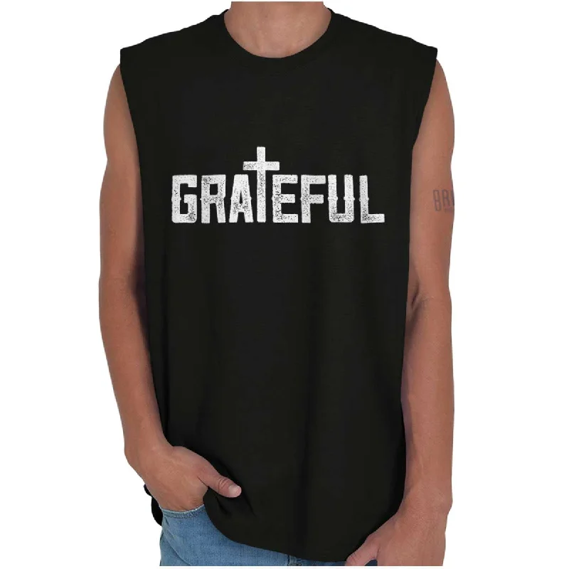 Grateful Sleeveless T-Shirt Australian Beach