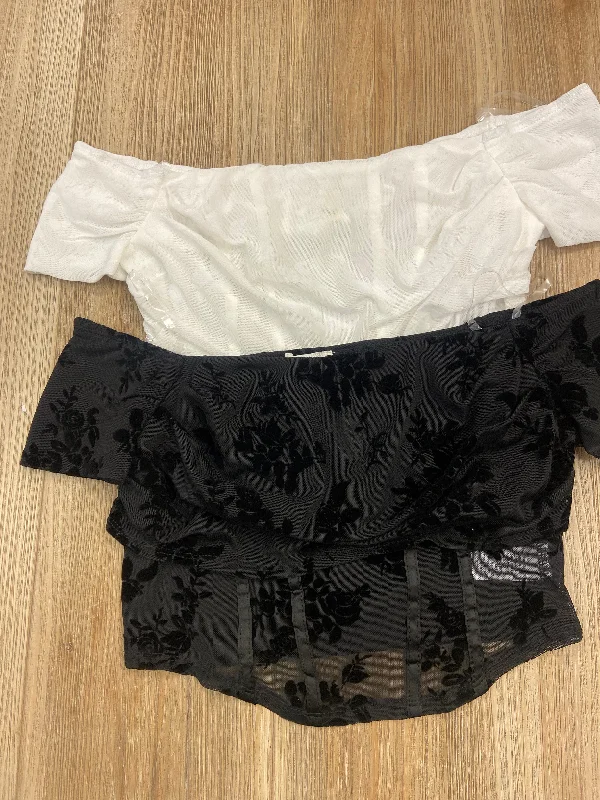 Velvet Corset Off Shoulder Top Casual Women's Japanese 