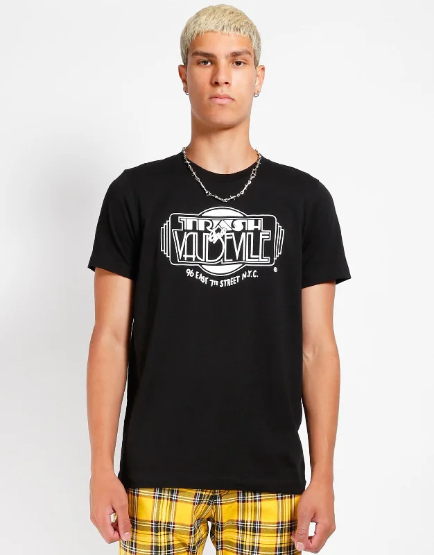 Black & White Trash & Vaudeville Logo T-Shirt Sophisticated Women's 