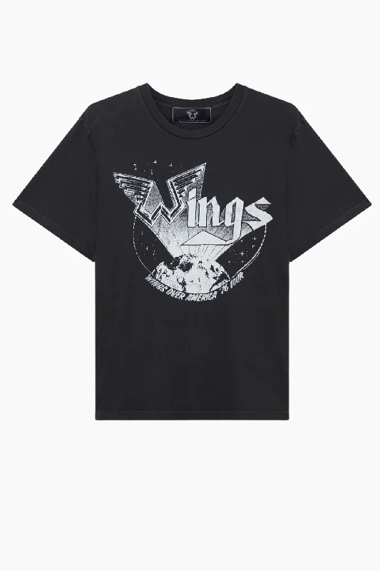 Stella McCartney Wings T-Shirt - Black Streetwear Style for 
