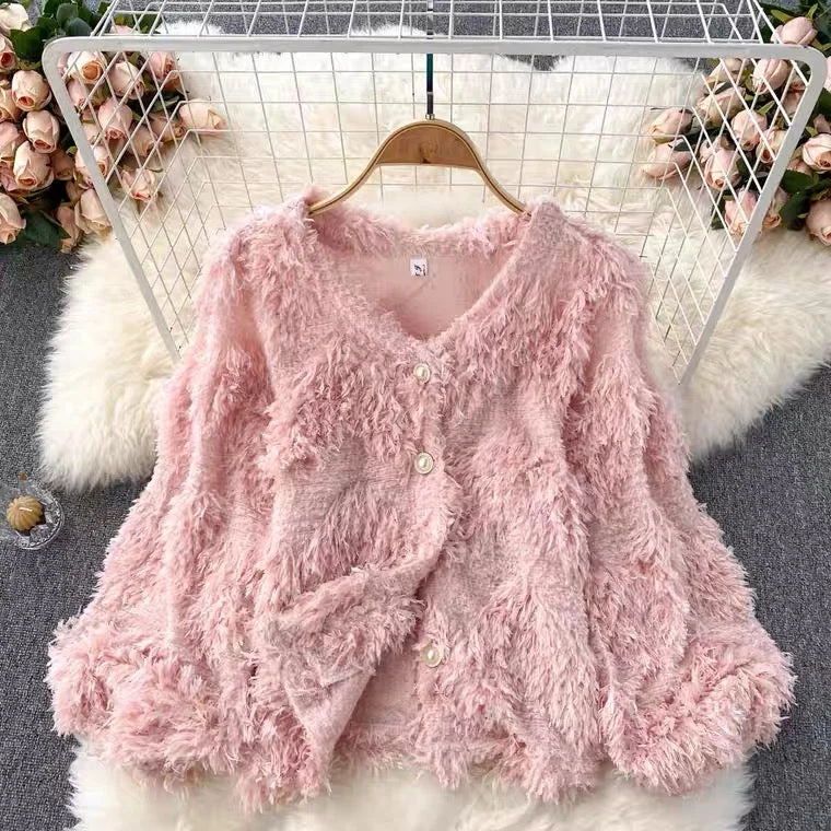 Socialite, high quality cardigans, new, trendy, soft, plush, sweet all-match cardigans, coat tops 1391 Modern Women's Tech Socialite, high quality cardigans, new, trendy, soft, plush, sweet all-match cardigans, coat tops 1391 Modern Women's Tech
