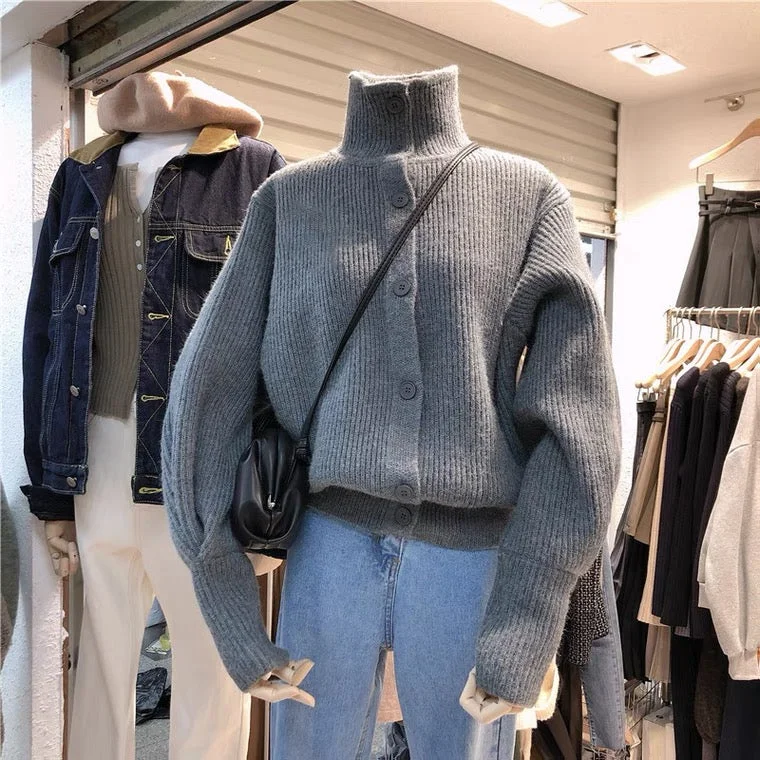 Sweater jacket, thickened, loose, lazy, turtleneck, winter's new bat-sleeved cardigan 1399 Cashmere Sweater jacket, thickened, loose, lazy, turtleneck, winter's new bat-sleeved cardigan 1399 Cashmere