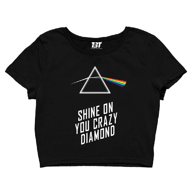 Pink Floyd Crop Top - Shine On You Crazy Diamond Modern Women's Tech
