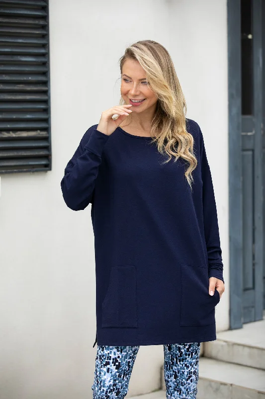 Orange by Fashion Village Sale, BBT-03 Bamboo French Terry Sweater, 50% Off Regular Price Traditional Women's Wool