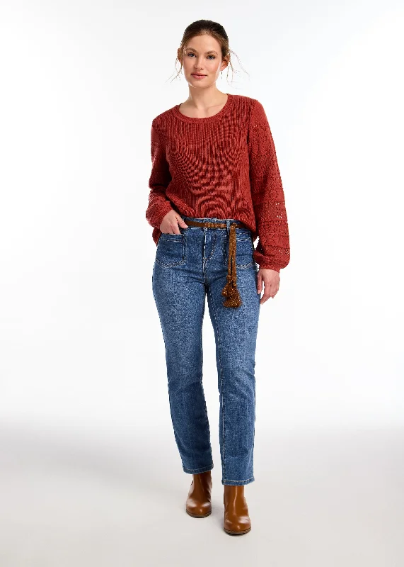 Long Sleeve Pointelle Sweater Adventure