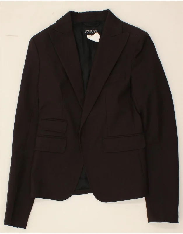 PATRIZIA PEPE Womens Blazer Jacket IT 44 Medium Brown Cotton British Gentlewoman Style PATRIZIA PEPE Womens Blazer Jacket IT 44 Medium Brown Cotton British Gentlewoman Style