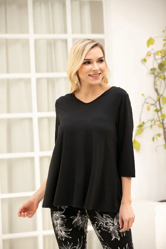 Orange by Fashion Village Sale, T98VSS Bamboo Reversible Top, 50% Off Regular Price Earthy Women's Hemp - based