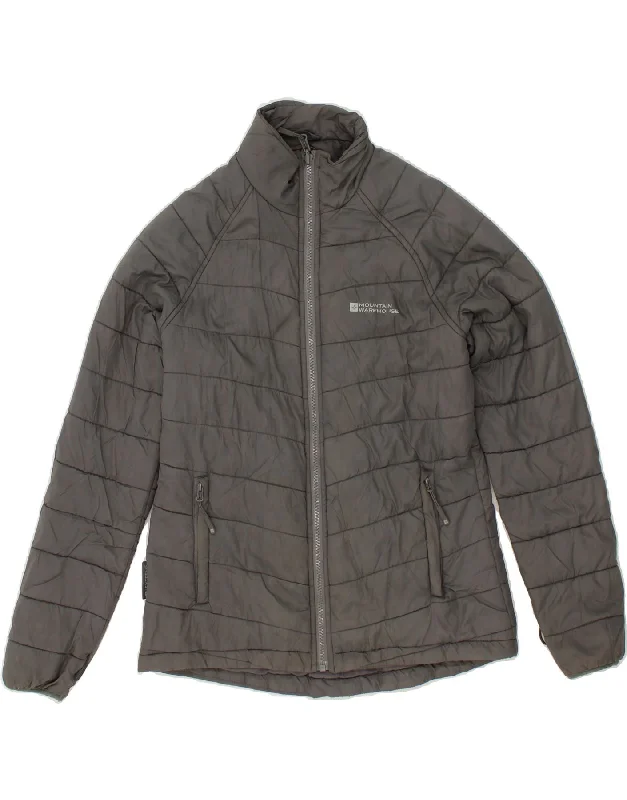 MOUNTAIN WAREHOUSE Womens Padded Jacket UK 10 Small Grey Polyester Laid - back Women's Vibe