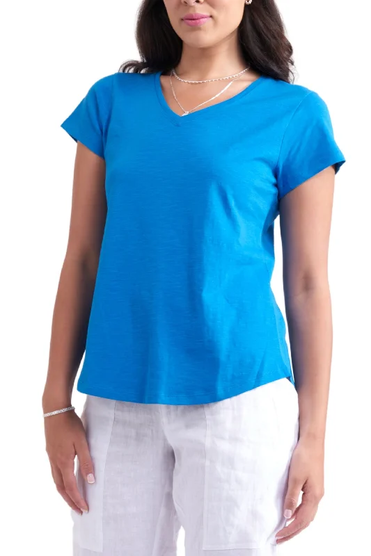 VEE SO FINE TEE - FO7882 Unique Women's Upcycled