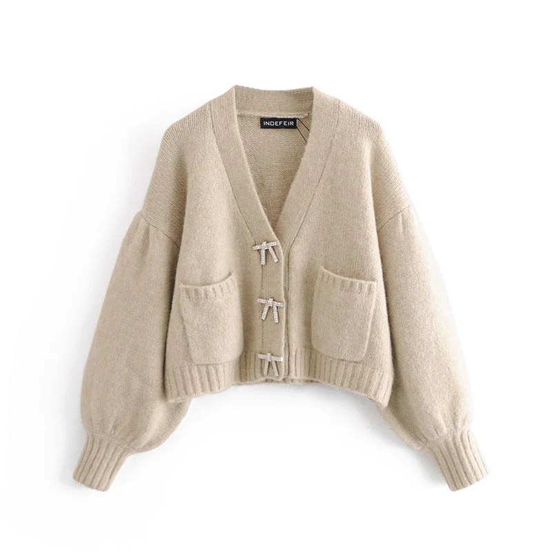 Autumn women's cardigan sweater sweater coat  1357 Tough Women's Military - inspired