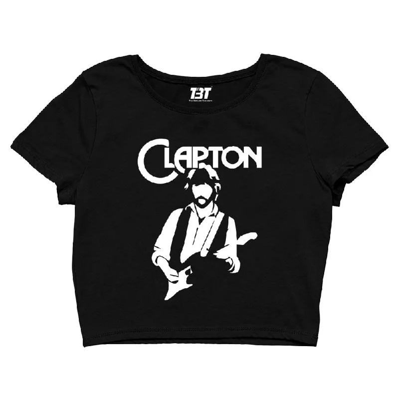 Eric Clapton Crop Top - Clapton Relaxed Women's Beachy