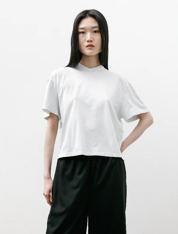 V-Neck T-Shirt Short Sleeve Perle Jersey Earthy Women's Hemp - based