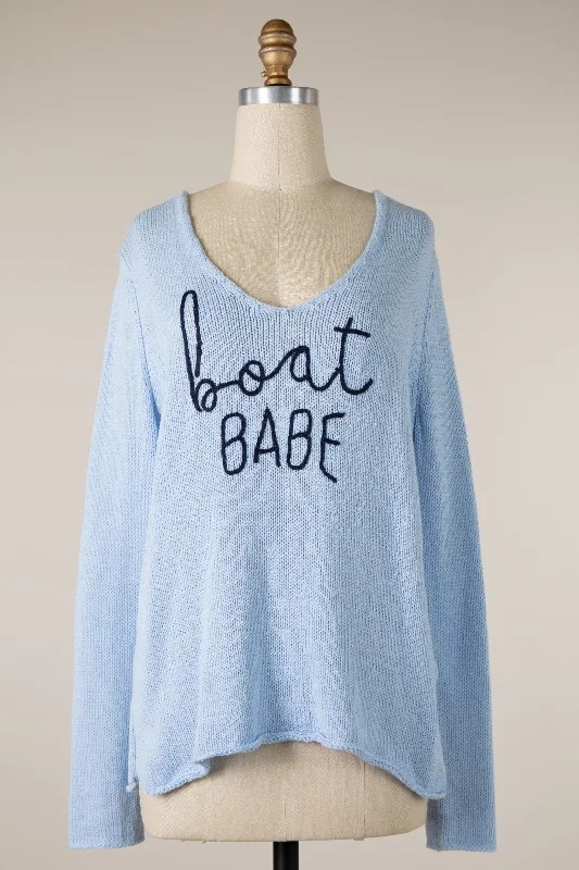 Boat Babe Sweater Bold Women's Animal Print