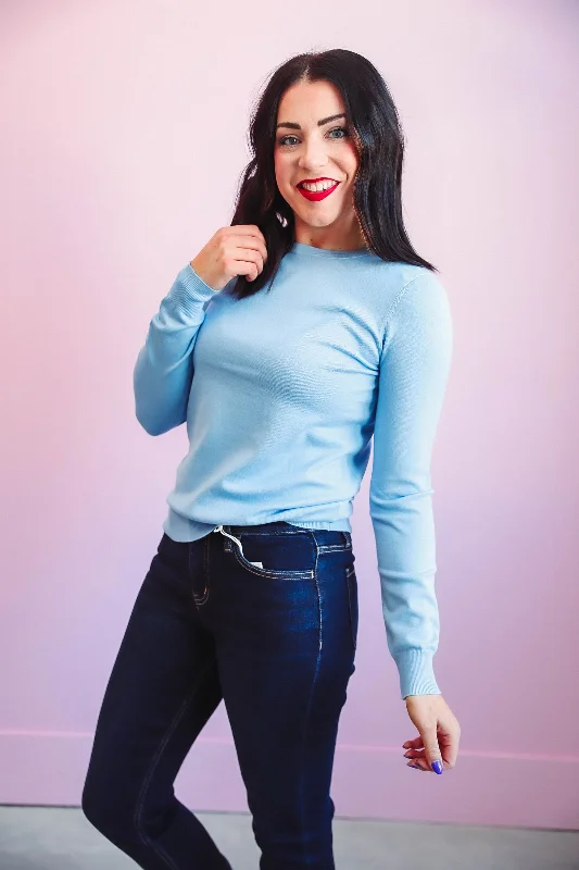Kora Sweater-Chambray Cozy Women's Sherpa - lined