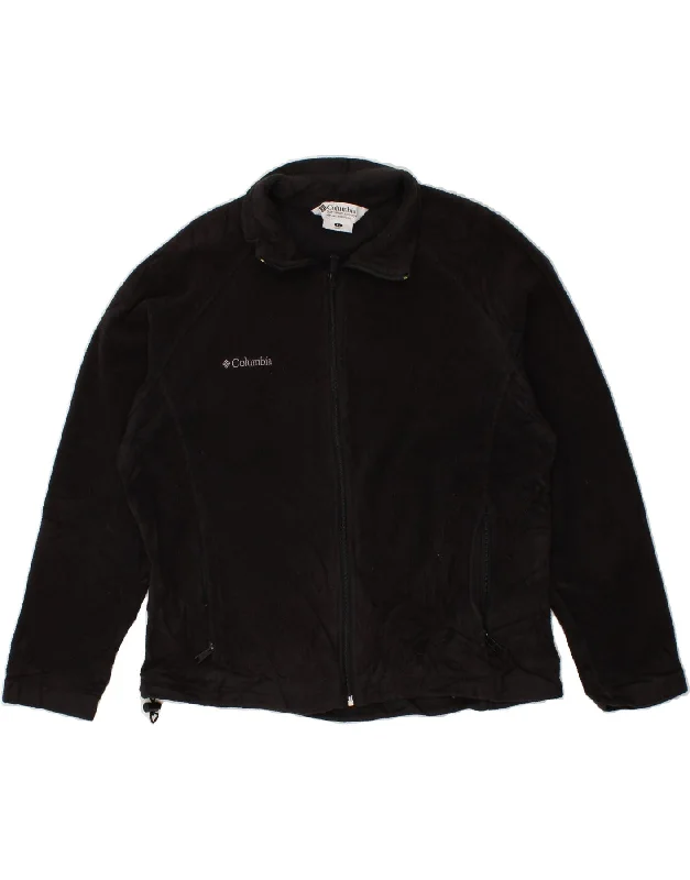 COLUMBIA Womens Loose Fit Fleece Jacket UK 18 XL Black Polyester Casual Women's Japanese COLUMBIA Womens Loose Fit Fleece Jacket UK 18 XL Black Polyester Casual Women's Japanese