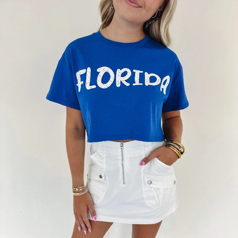 Florida Cropped Tee Refined Women's Velvet