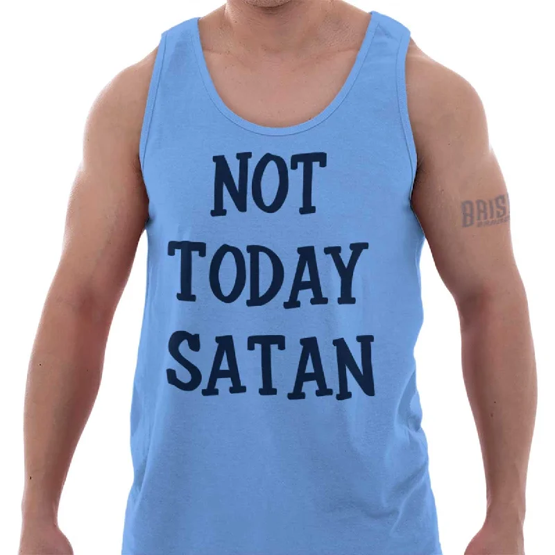 Not Today Satan Tank Top Rugged Women's Outdoor 