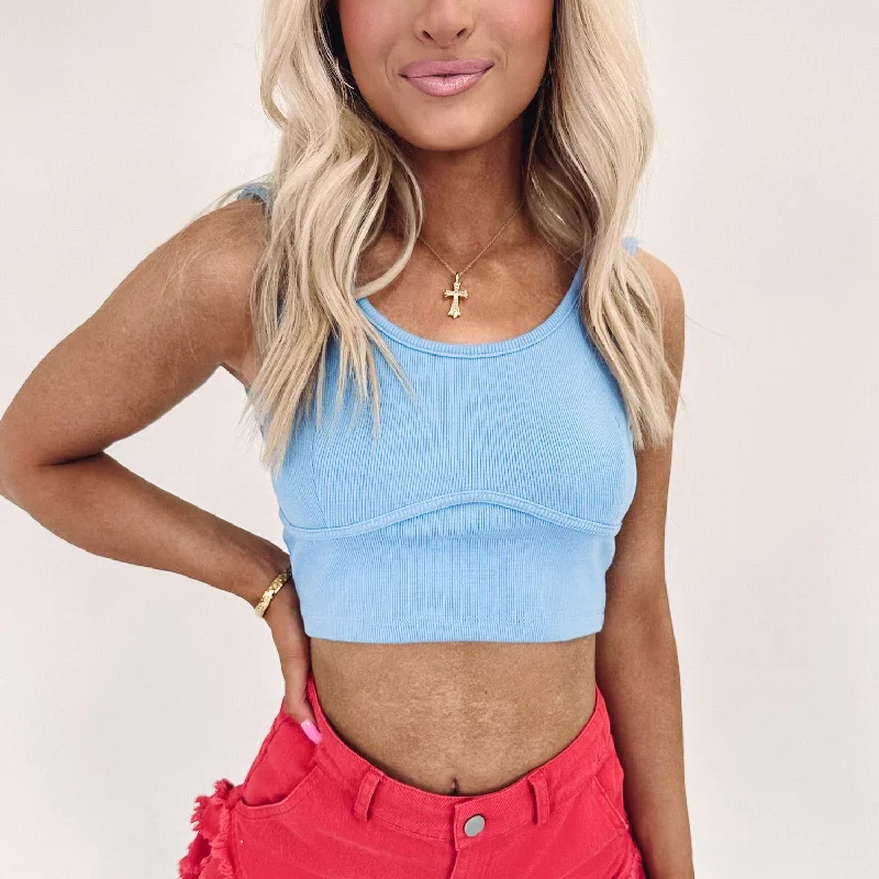 Carolina Cropped Tank Geometric
