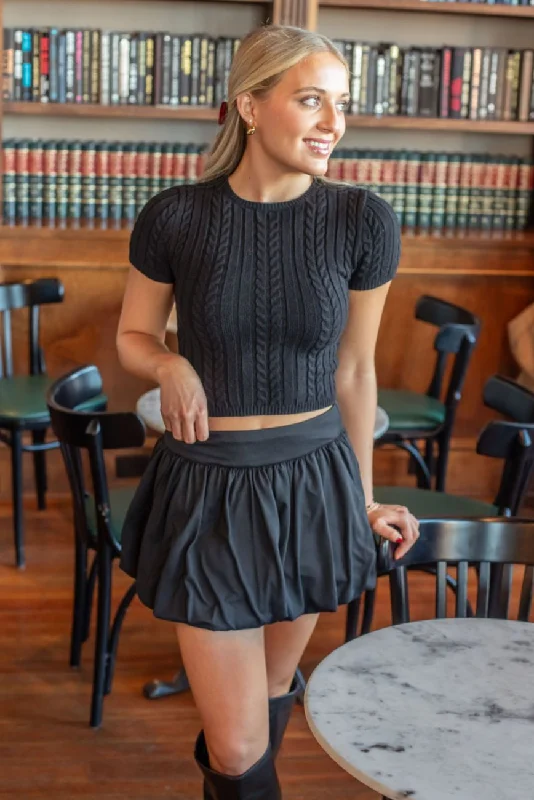Cozy Up Crop Top Unique Women's Upcycled