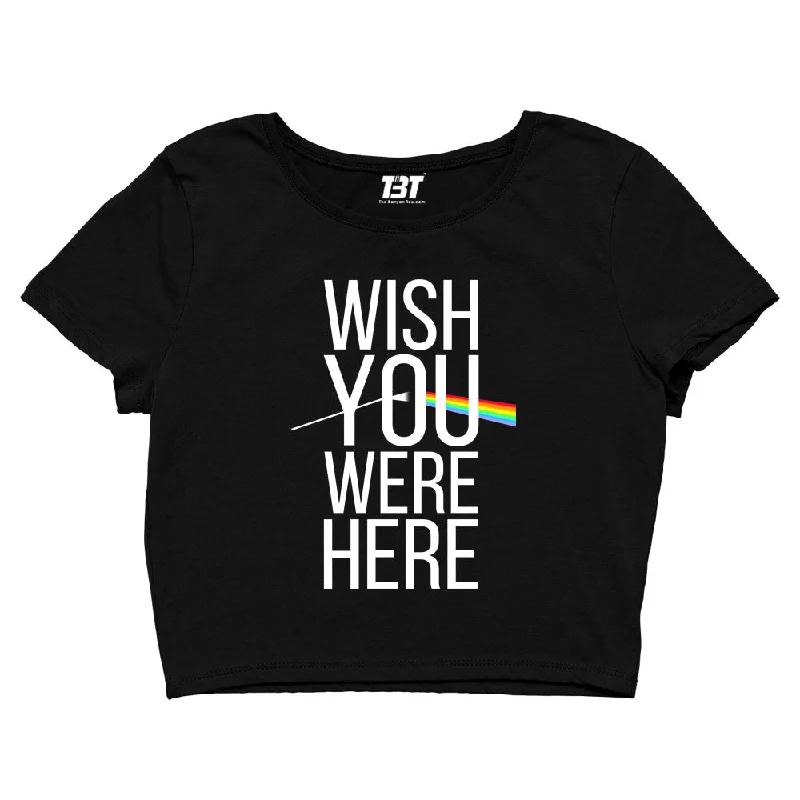 Pink Floyd Crop Top - How I Wish You Were Here Modern Women's 