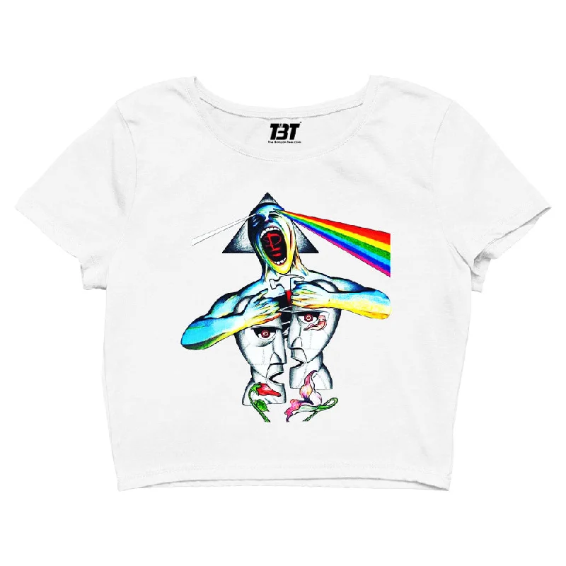 Pink Floyd Crop Top - The Amalgamation Stylish Women's Neon