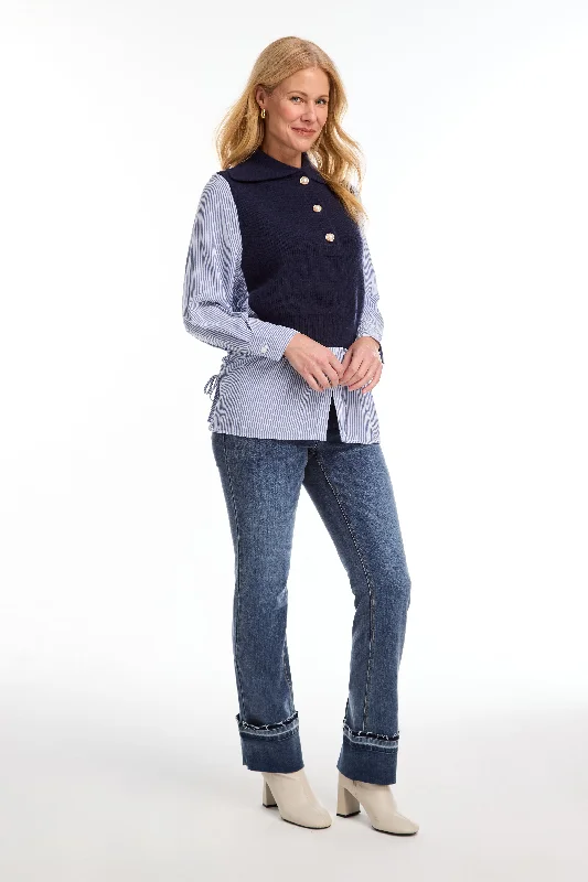 Mix Media Sweater Compression