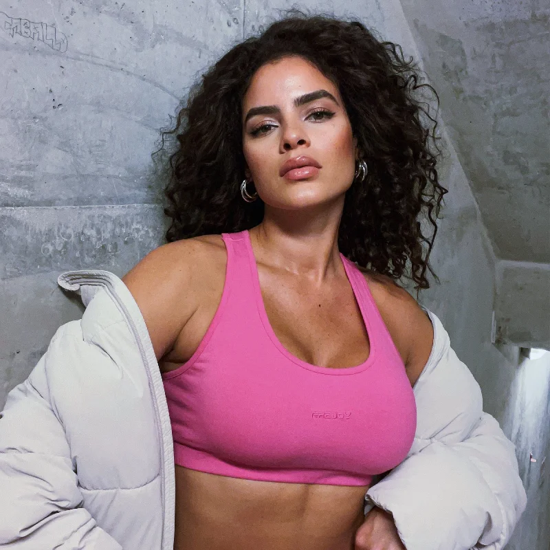 Crop Top - Pink Business