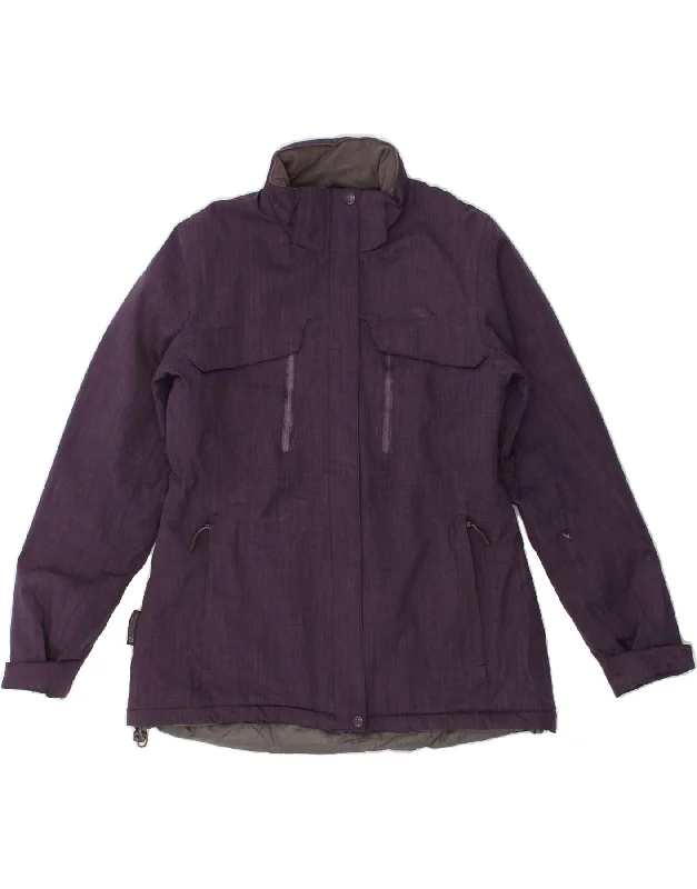 MOUNTAIN WAREHOUSE Womens Windbreaker Jacket UK 12 Medium Purple Polyester Sustainable Organic