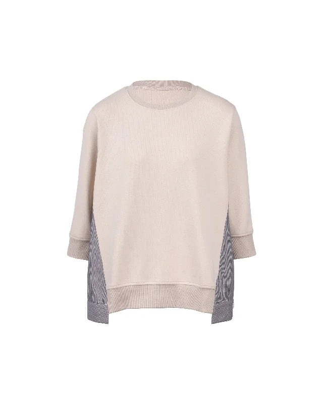 Air Compact Mix Stripes Back Top Modern Women's 