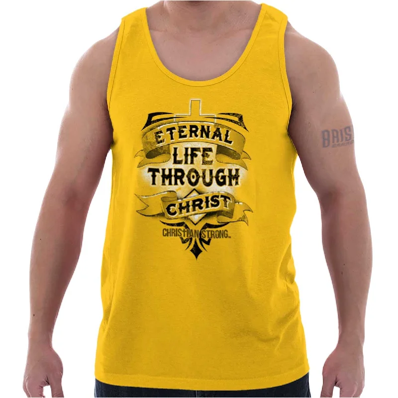 Life Through Christ Tank Top Stylish Women's Tropical 