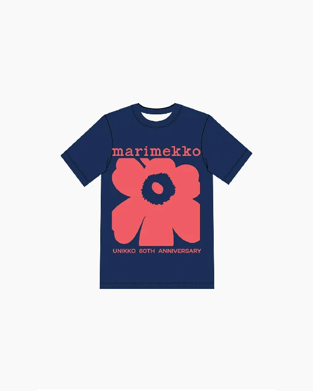 Kioski Erna Unikko Placement Short Sleeve Top 63cm Traditional Women's Wool