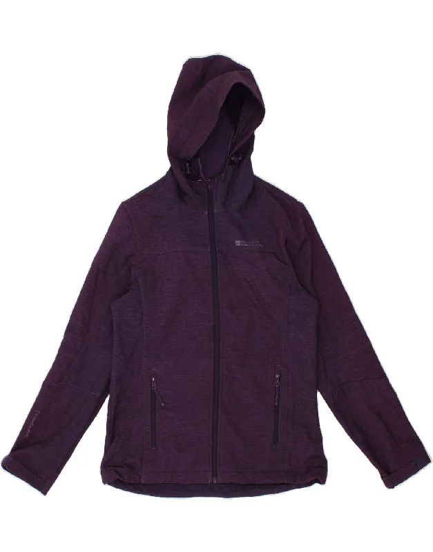 MOUNTAIN WAREHOUSE Womens Hooded Windbreaker Jacket UK 12 Medium Purple Classic Women's Tweed MOUNTAIN WAREHOUSE Womens Hooded Windbreaker Jacket UK 12 Medium Purple Classic Women's Tweed