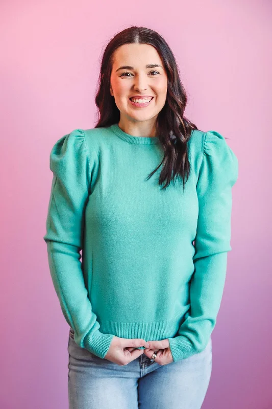 Izzie Sweater-Dark Jade Bold Women's Animal Print