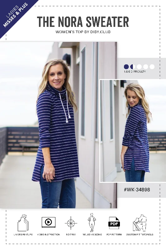 Nora Sweater Preppy Women's College