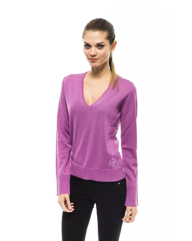 Montana Blu Women's Pink Wool Sweater - 40 IT Confident Women's Power