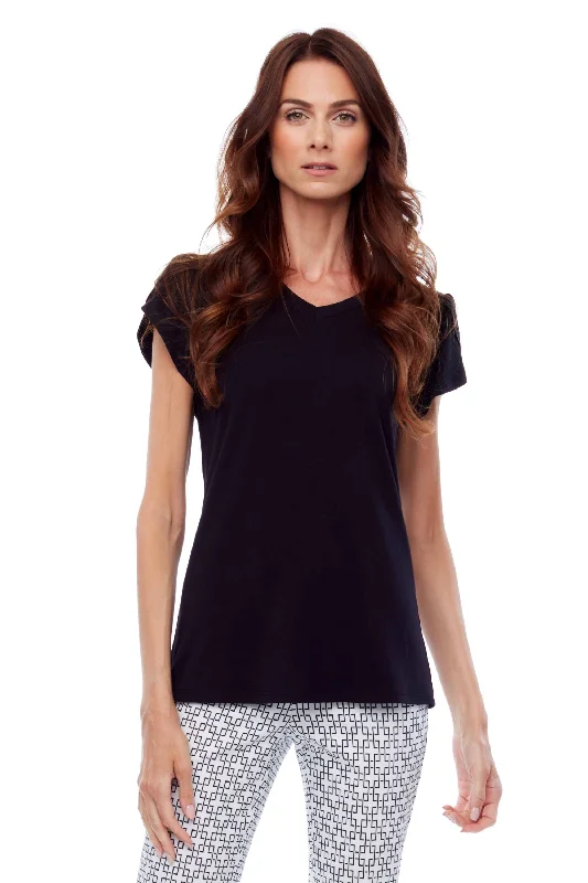 PETAL SHORT SLEEVE TOP - 30290UP Vacation