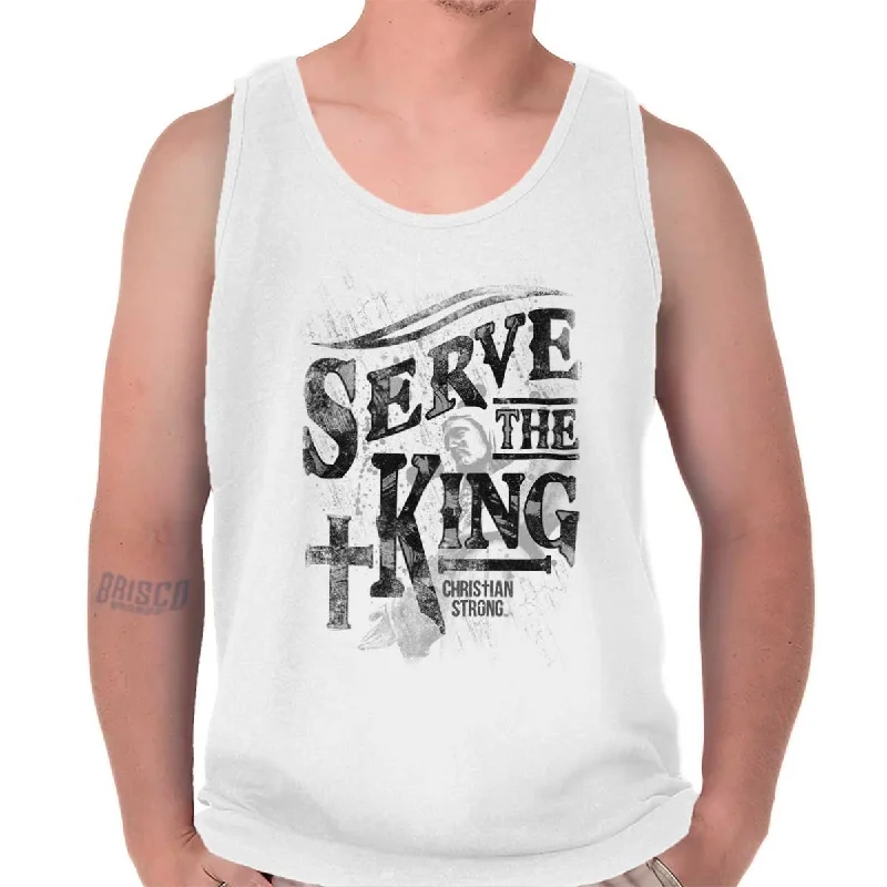 Serve The King Jesus Christ Tank Top Refined Women's Classic 