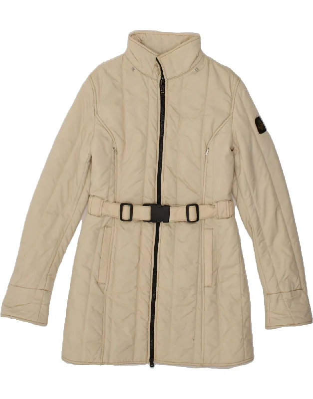 REFRIGIWEAR Womens Windbreaker Coat UK 18 XL Beige Polyamide Stylish Women's Tropical REFRIGIWEAR Womens Windbreaker Coat UK 18 XL Beige Polyamide Stylish Women's Tropical