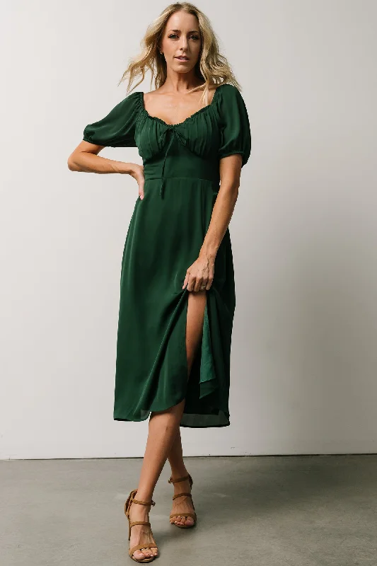 Cadence Midi Dress | Green Contemporary 