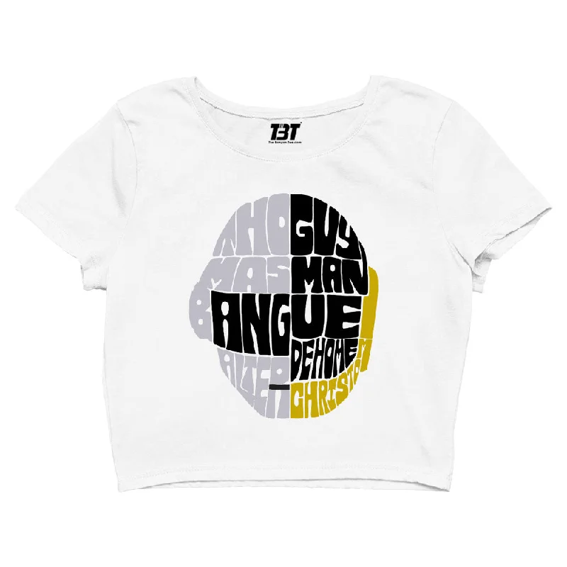 Daft Punk Crop Top - Typography Stylish Women's Neon