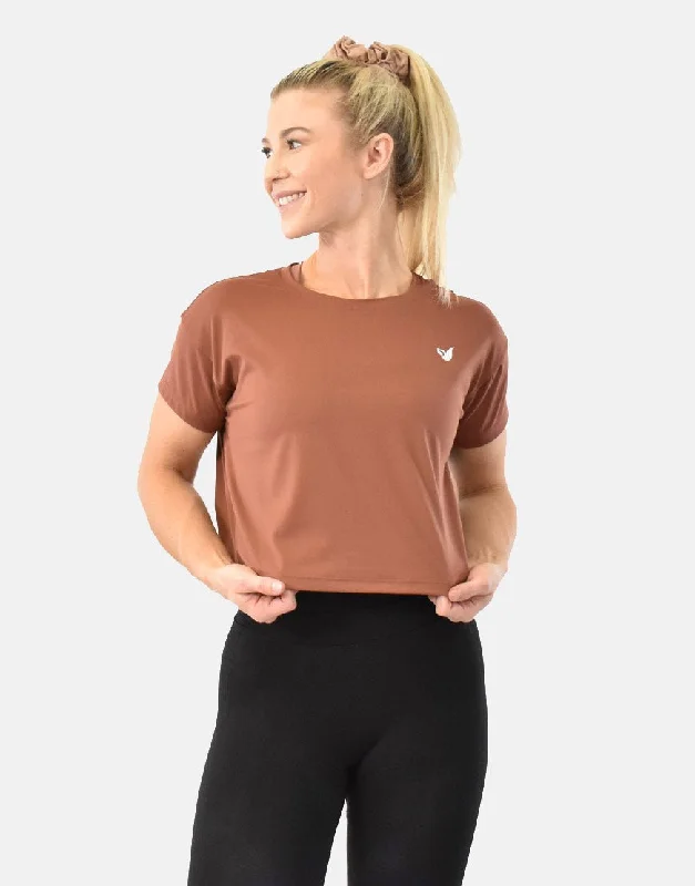 Flo Cropped T-Shirt Classic Women's Pin - striped