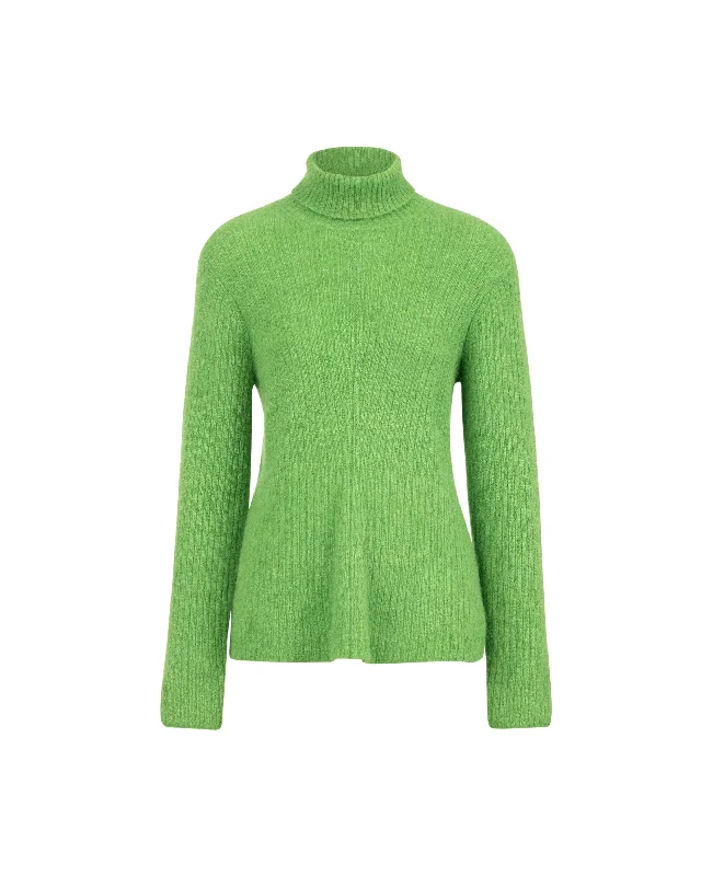 Alpaca Long Sleeve Pullover Trendy Women's 